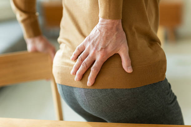 istock Senior men of low back pain 1147453815