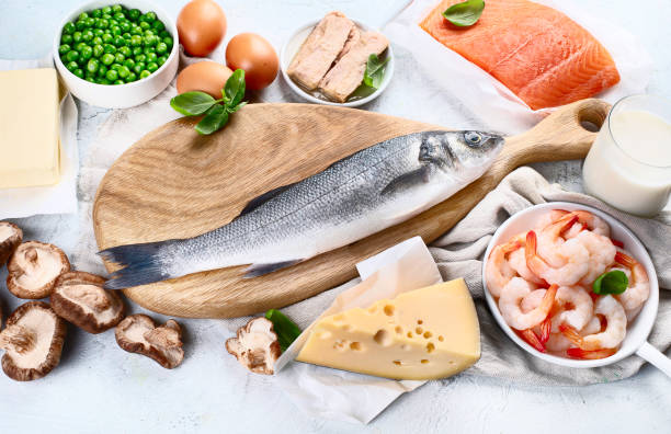 istock Foods rich in natural vitamin D 1147455984