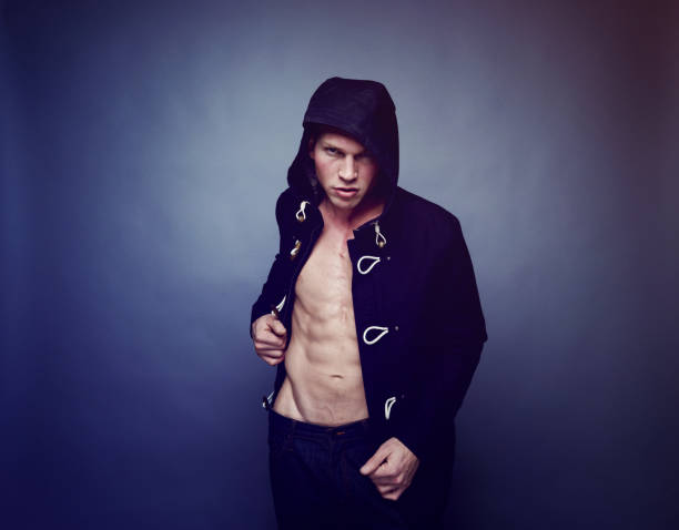 istock Sexy man wearing warm clothing 1147458706