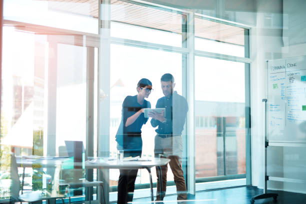 istock Managing a business is made simpler with smart technology 1147479484