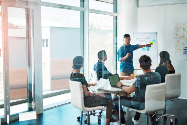 istock Let’s discuss the outline 1147479569