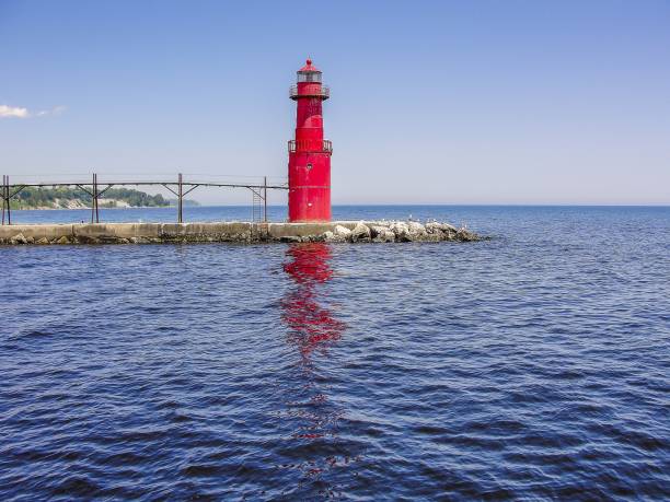 istock The Lighthouse at Algoma, Wisconsin, USA 1147493595