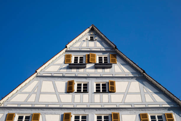 traditional old german houses.