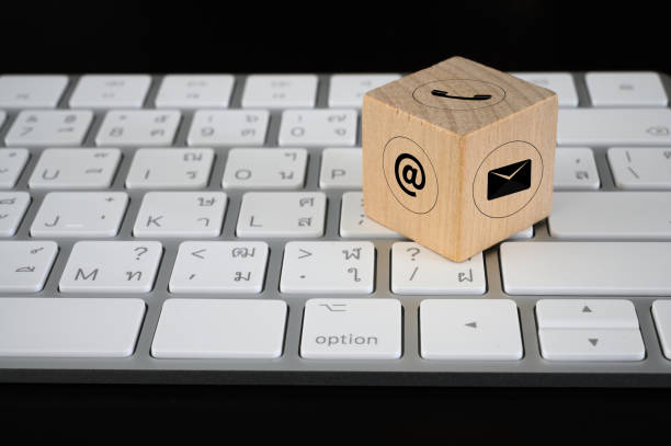 istock Mail Communication Connection message to mailing contacts phone Global Letters Concept 1147494339