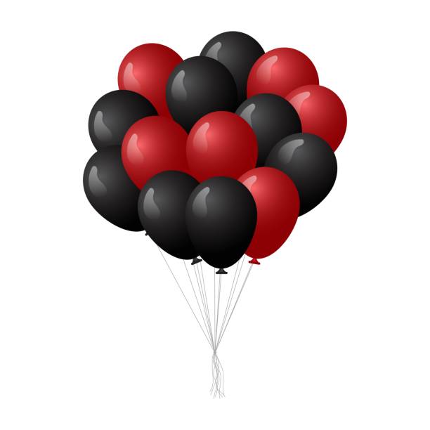 istock Birthday balloons vector illustration. Realistic colorful balloons. 1147497763