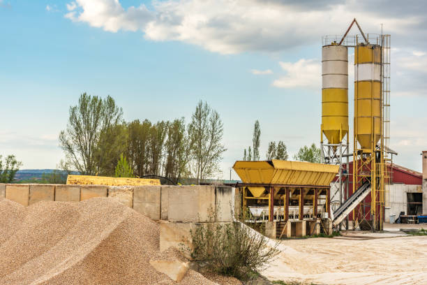 istock Quarry extraction and storage of river sand 1147497846