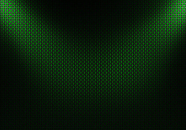 Abstract modern green carbon fiber textured material design for background, wallpaper, graphic design