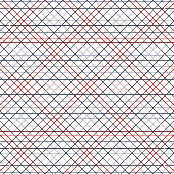 Vector illustration of Vector grids seamless pattern backgrounds