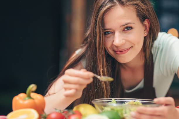 istock Young woman in the kitchen 1147504870