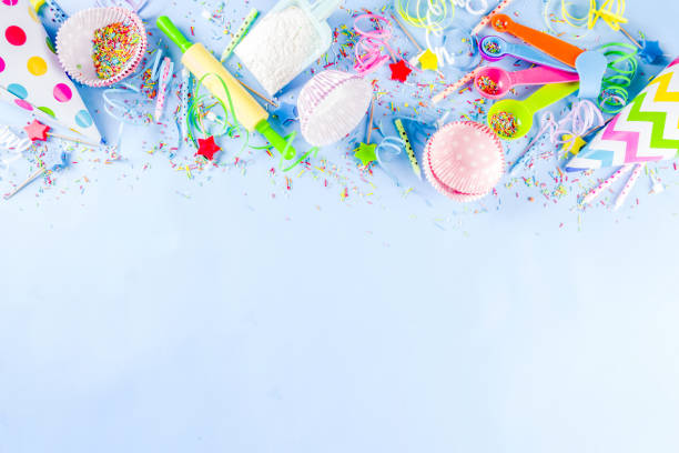 istock Sweet baking concept for birthday holiday party 1147514663