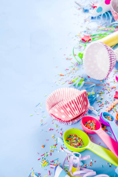 istock Sweet baking concept for birthday holiday party 1147514725