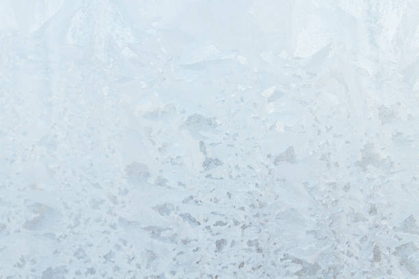 istock Frosty patterns on a frozen ice box in the early morning 1147515139