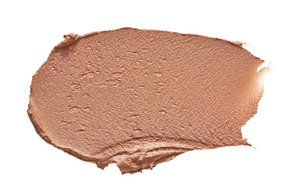 istock Light beige makeup smear of creamy foundation 1147517936