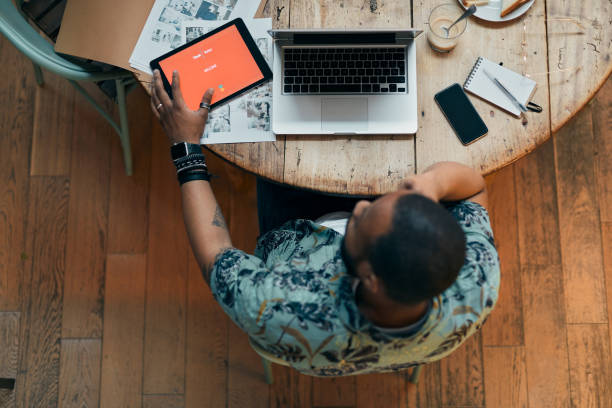 istock Young millennial using technology for his investment and on line banking. 1147519467