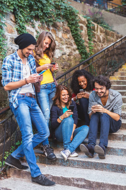 istock Young people and social media 1147519683