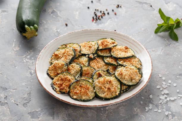 istock Baked zucchini with parmesan 1147520866