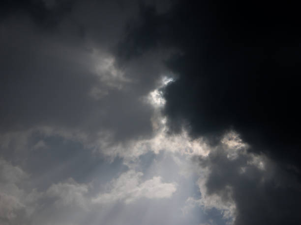 istock Before a heavy rain storm In the sky covered the clouds 1147522740