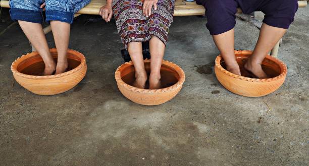 istock Thai local style foot spa 1147523679