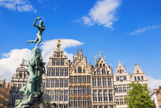 istock Brabo monument on market square in Antwerp, Belgium 1147525310
