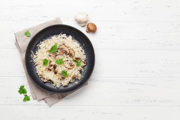 istock Delicious mushrooms risotto 1147526167