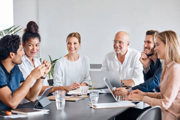 istock Business colleagues planning in board room 1147527176