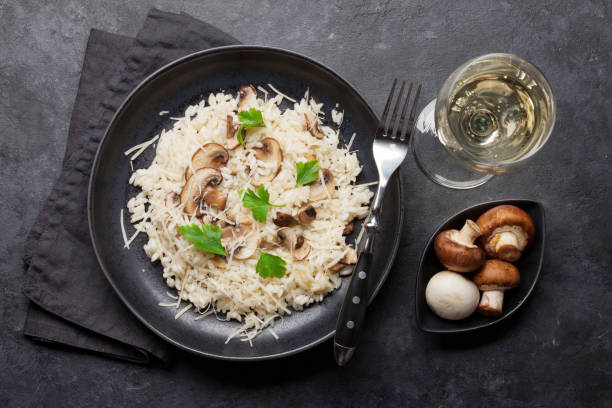 istock Delicious mushrooms risotto 1147528424
