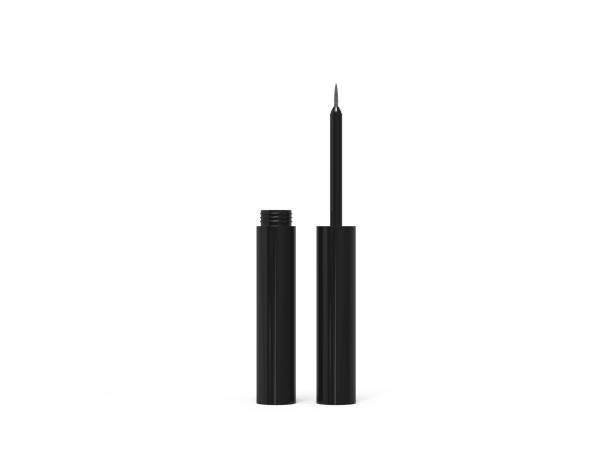 istock Eyeliner tube mockup isolated on white background, ready for your design presentation, 3d illustration 1147528578