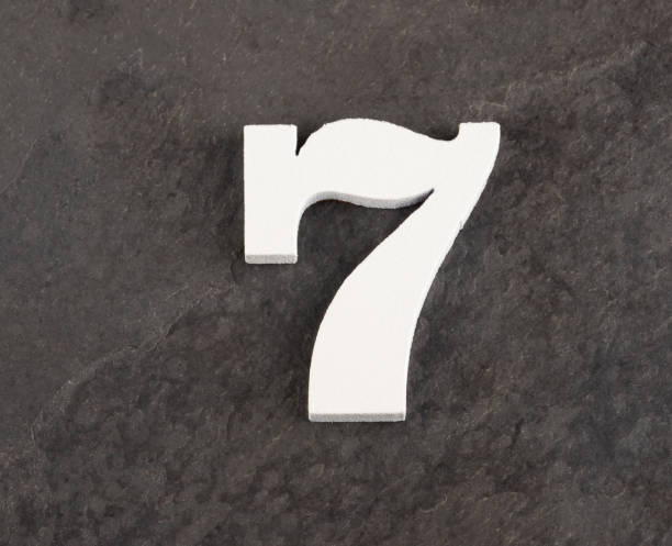 istock Number 7 - Blank figure on gray background 1147531138