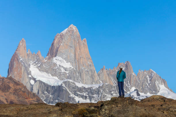 istock A woman looking at the Monte Fitz Roy range 1147531211