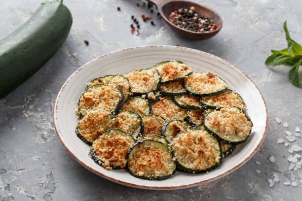 istock Baked zucchini with parmesan 1147531600