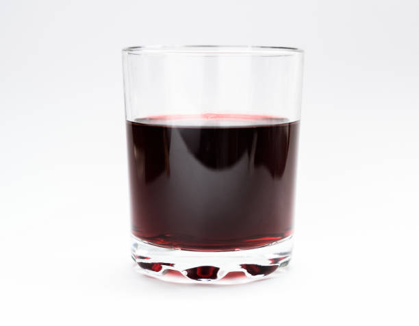 istock Wine in a glass on light background. 1147536261