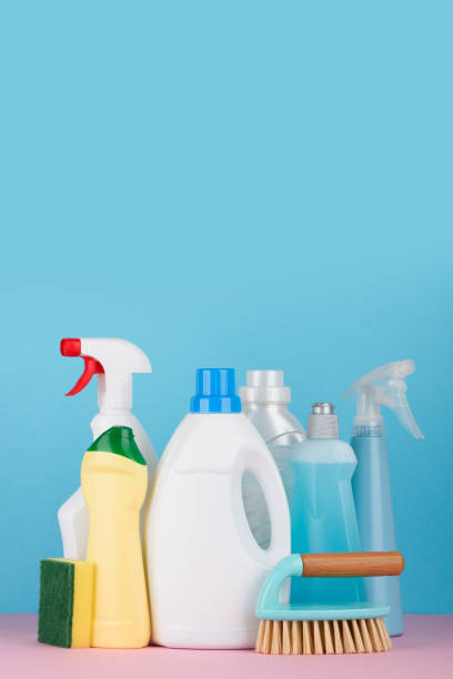 istock Bathroom, kitchen, office house cleaning service equipment. 1147537320