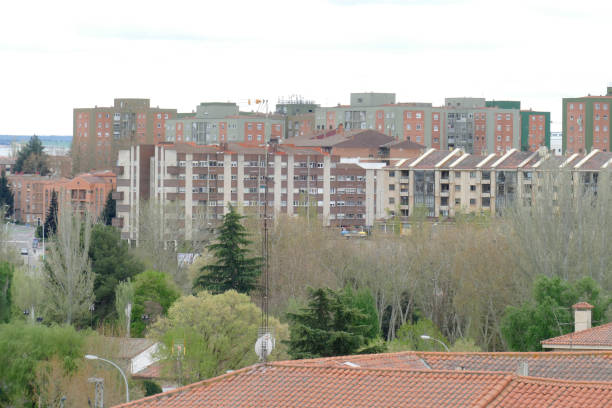 istock Modern residential buildings 1147540418