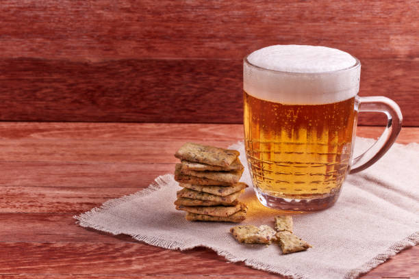istock Mug of beer and snack 1147543511