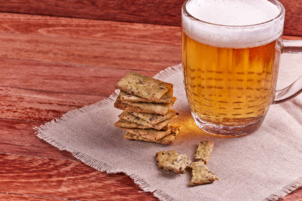 istock Mug of beer and snack 1147543530