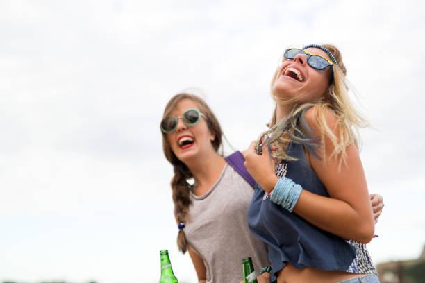istock Young happy women having fun time together 1147544410