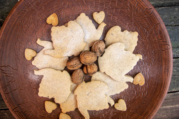 istock delicious homemade nutty tea biscuits 1147554472