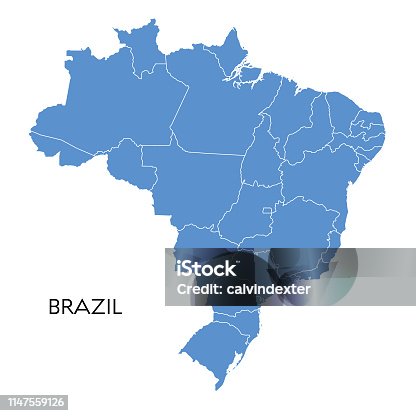 istock Brazil map 1147559126