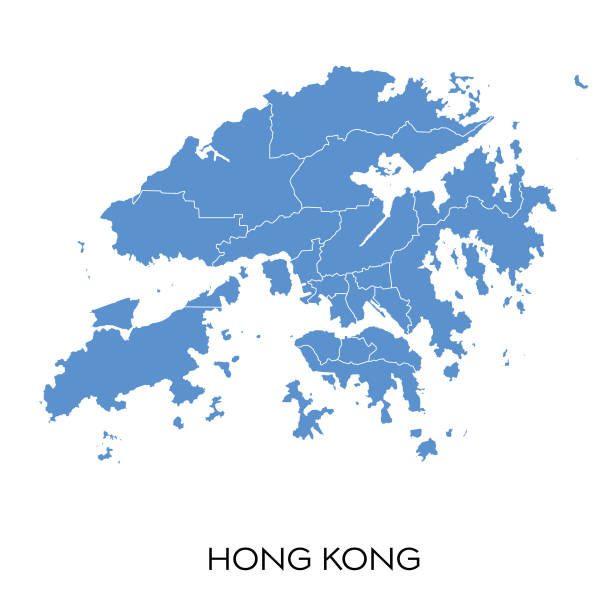香港地圖 - hong kong 幅插畫檔、美工圖案、卡通及圖標