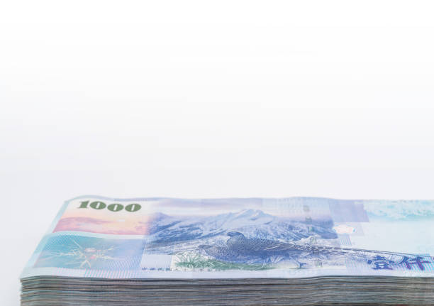 1000 New Taiwan Dollars isolated on white background
