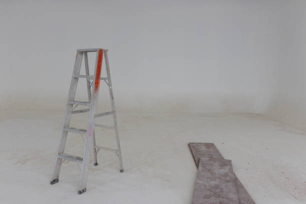 istock Old metal ladder in the room 1147573534