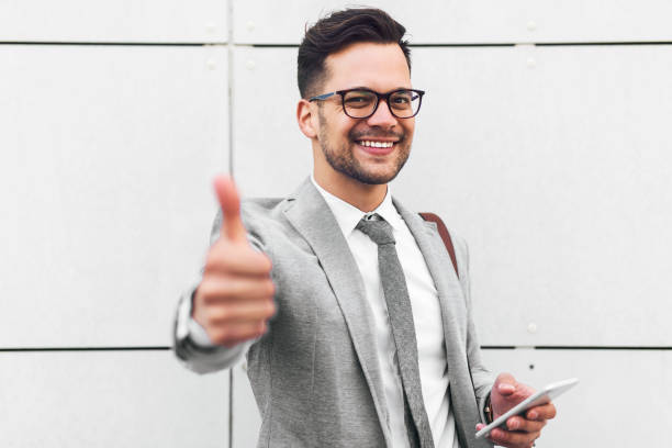 istock Portrait of young businessman 1147574656