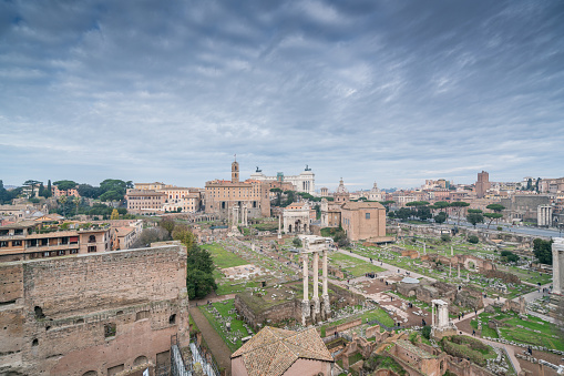 The ancient Rome ruin