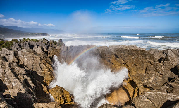 istock pancake rocks New Zealand 1147576077