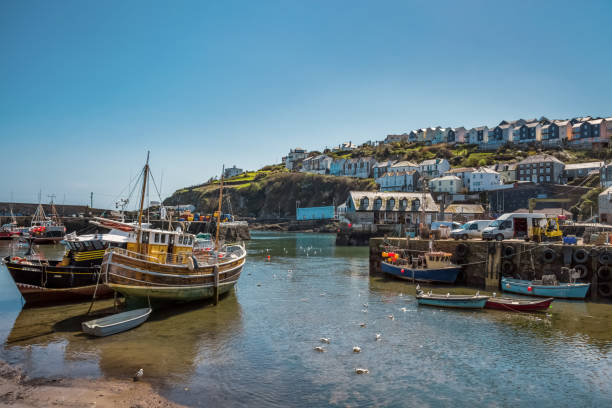istock Fishing boats in the harbor 1147577783