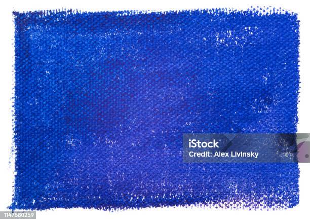 Abstraction For Background Blue Rectangular Pattern With Blue Paint On ...