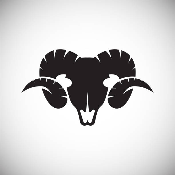 istock Animal skull icon on background for graphic and web design. Simple vector sign. Internet concept symbol for website button or mobile app. 1147583423