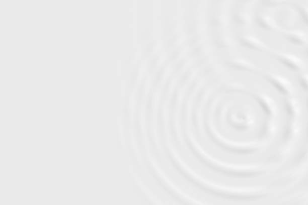 istock Top view of white water ring or white cream surface, soft background texture 1147583668