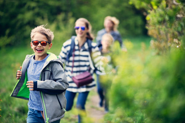 istock Family running and enjoying spring 1147588323
