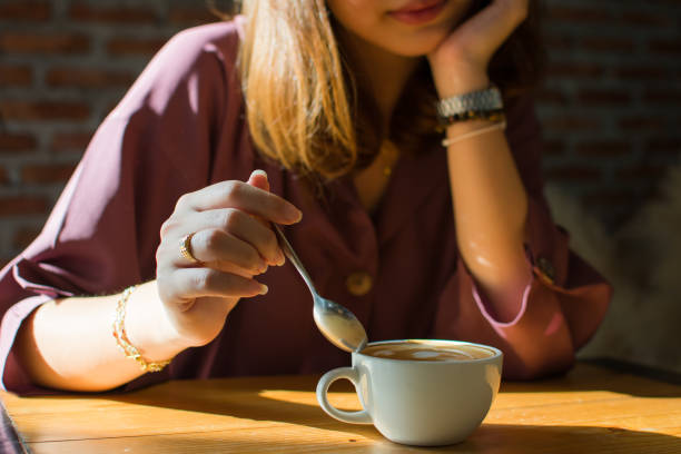 istock A cup of coffee is put on the table 1147590025